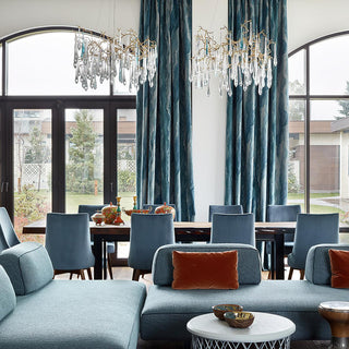 Aqua Empire Luxury Glass Chandelier