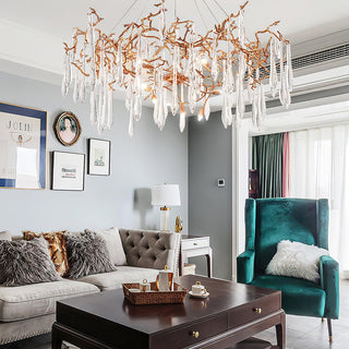 Aqua Empire Luxury Glass Chandelier