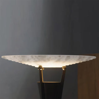 Xeran Modern Alabaster Metal Table Lamp