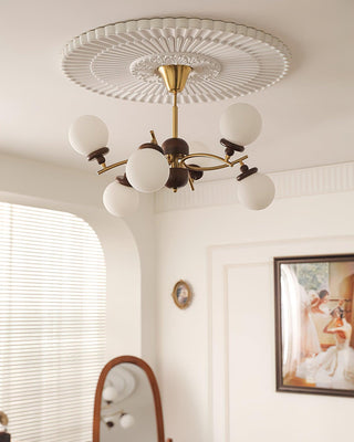 Arbor Mid-Century Modern Iron Chandelier