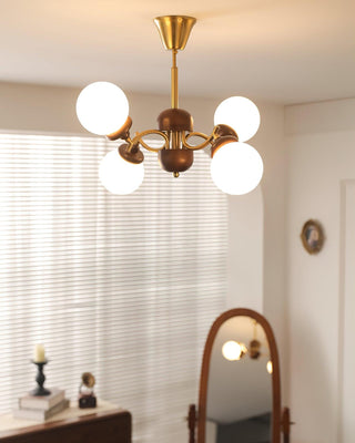 Arbor Mid-Century Modern Iron Chandelier