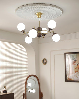 Arbor Mid-Century Modern Iron Chandelier