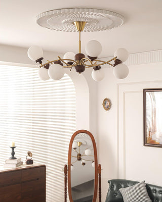 Arbor Mid-Century Modern Iron Chandelier