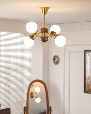 Arbor Mid-Century Modern Iron Chandelier