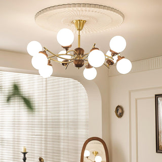 Arbor Mid-Century Modern Iron Chandelier