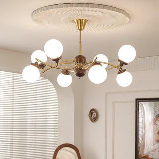 Arbor Mid-Century Modern Iron Chandelier