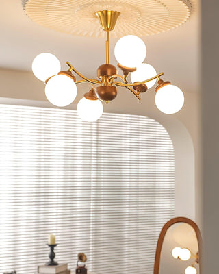 Arbor Mid-Century Modern Iron Chandelier
