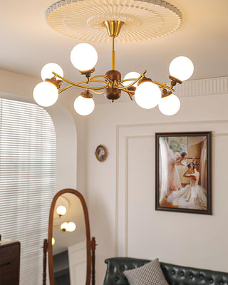 Arbor Mid-Century Modern Iron Chandelier