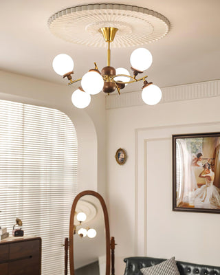 Arbor Mid-Century Modern Iron Chandelier