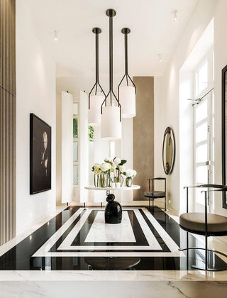 Arborescence Scandinavian Brass Chandelier