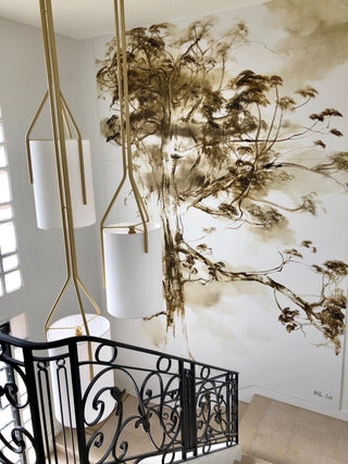 Arborescence Scandinavian Brass Chandelier