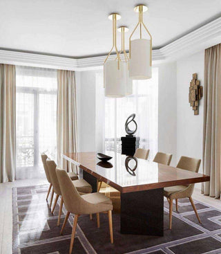 Arborescence Scandinavian Brass Chandelier