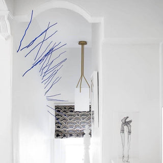 Arborescence Scandinavian Brass Chandelier