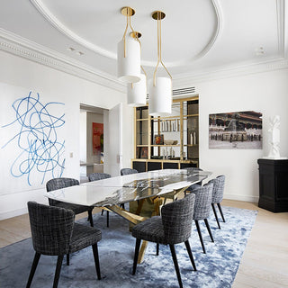 Arborescence Scandinavian Brass Chandelier
