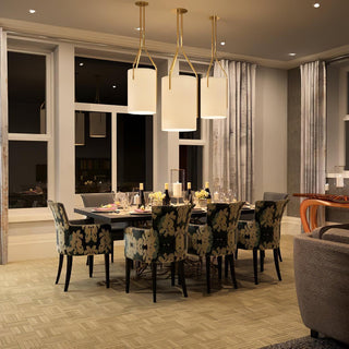 Arborescence Scandinavian Brass Chandelier