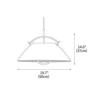 Bridge Contemporary Metal Pendant Light
