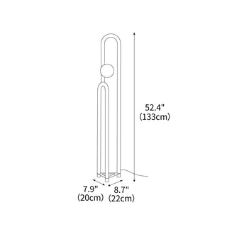 Cusp Minimalist Wood Floor Lamp
