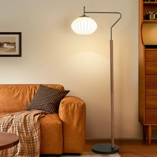 Arc Sphere Mid-Century Modern Metal Floor Light