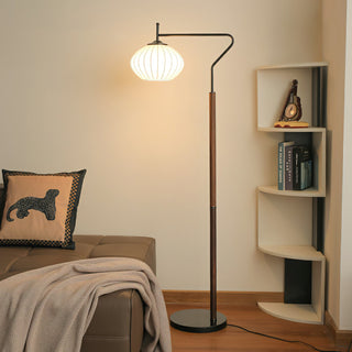 Arc Sphere Mid-Century Modern Metal Floor Light