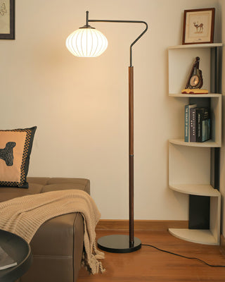 Arc Sphere Mid-Century Modern Metal Floor Light