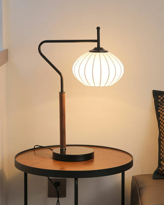 Arc Sphere Classic Wood Table Light
