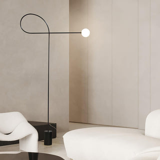 Arcane Orb Minimalist Metal Floor Light