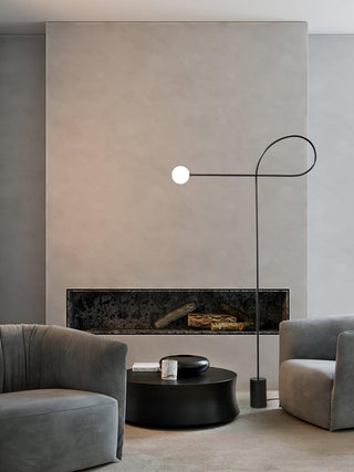 Arcane Orb Minimalist Metal Floor Light