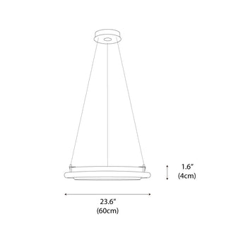 Circlo Minimalist Wood Pendant Light