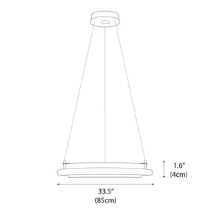 Circlo Minimalist Wood Pendant Light