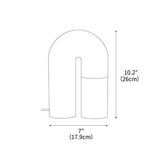 Ulla Scandinavian Wood Table Lamp
