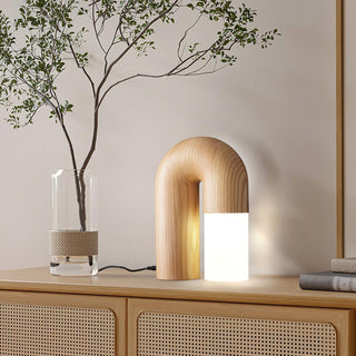 Ulla Scandinavian Wood Table Lamp