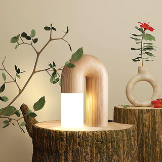 Ulla Scandinavian Wood Table Lamp