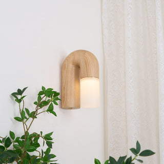 Portal Arcuate Wood Wall Lamp