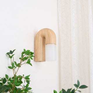 Portal Arcuate Wood Wall Lamp