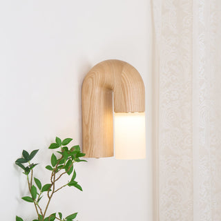 Portal Arcuate Wood Wall Lamp