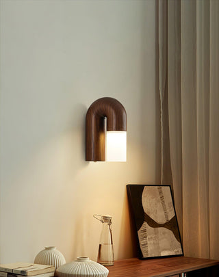 Portal Arcuate Wood Wall Lamp