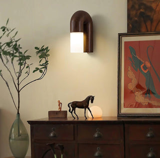 Portal Arcuate Wood Wall Lamp