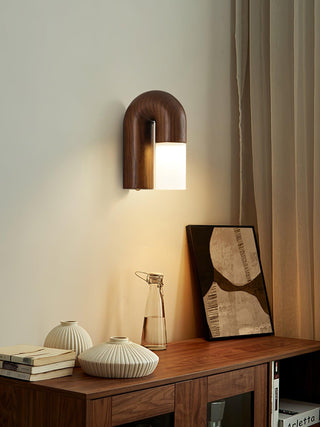 Portal Arcuate Wood Wall Lamp