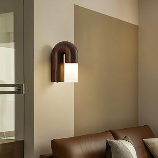 Portal Arcuate Wood Wall Lamp