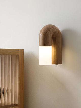 Portal Arcuate Wood Wall Lamp