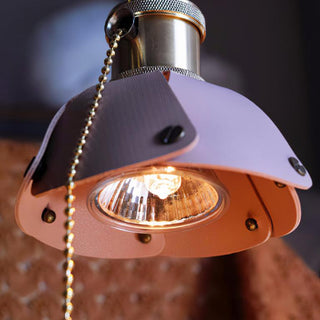 Argand Vinatege Wood Table Light