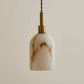 Arica Marble Orb Dome Pendant Light