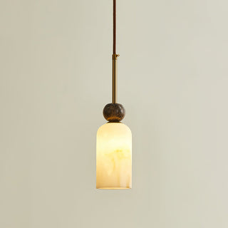 Arica Marble Orb Dome Pendant Light