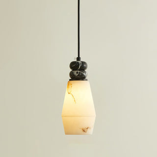 Arica Marble Orb Dome Pendant Light