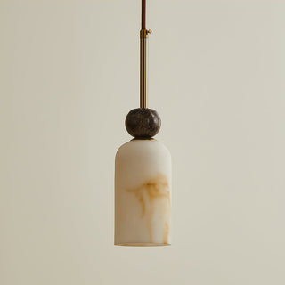 Arica Marble Orb Dome Pendant Light