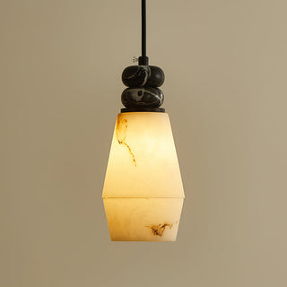 Arica Marble Orb Dome Pendant Light