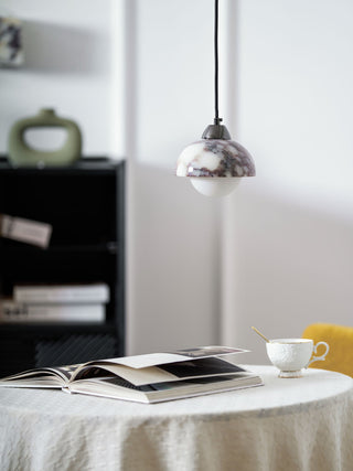 Lila Marble  Glass Pendant Light