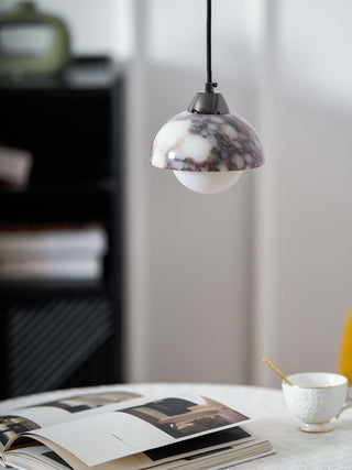 Lila Marble  Glass Pendant Light
