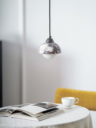 Lila Marble  Glass Pendant Light