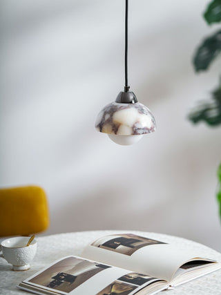 Lila Marble  Glass Pendant Light